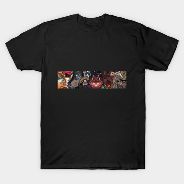 Character Pattern T-Shirt by ozencmelih